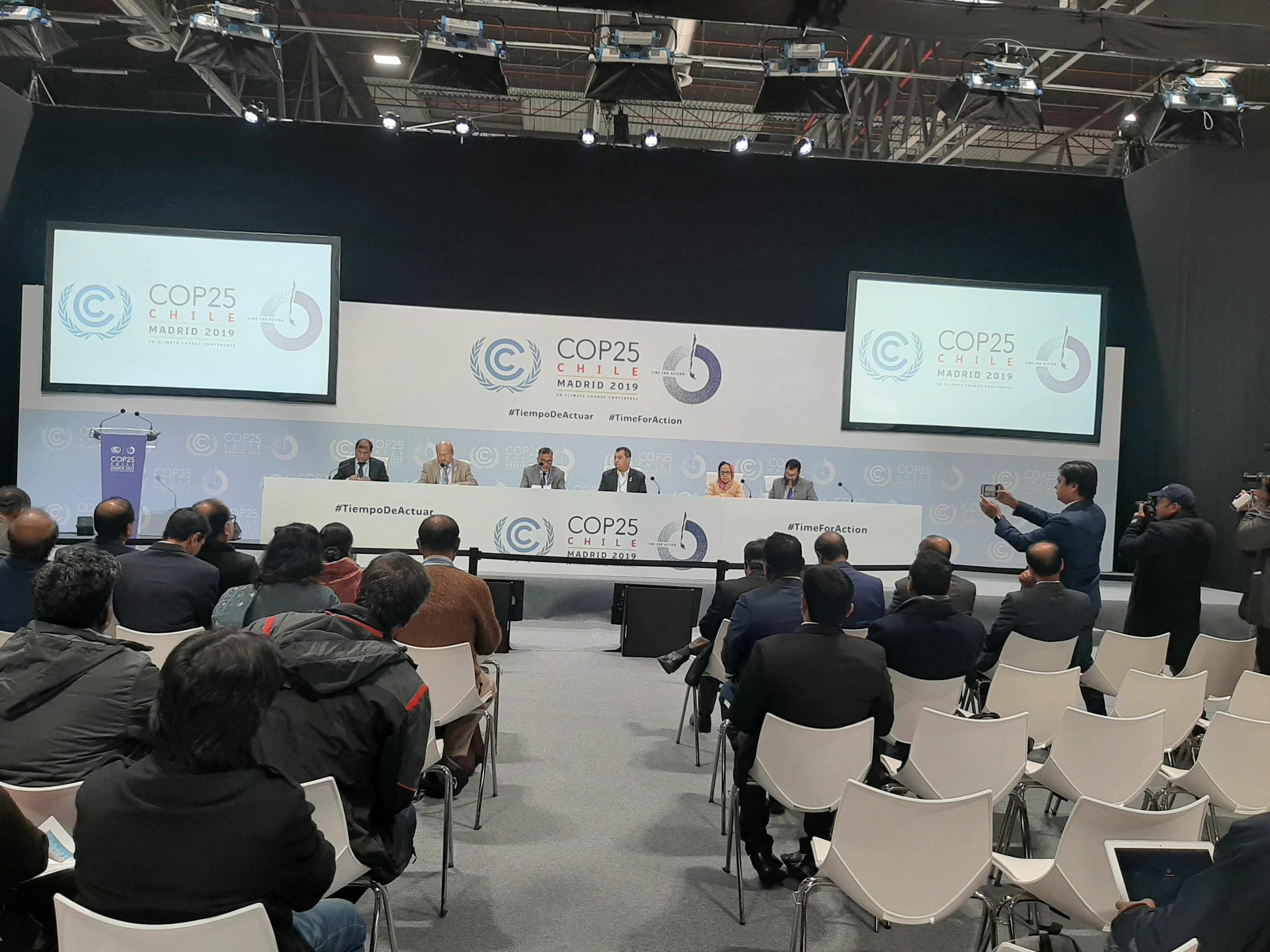 Bangladesh frustrated over the talks in COP25, as per the Press Conference