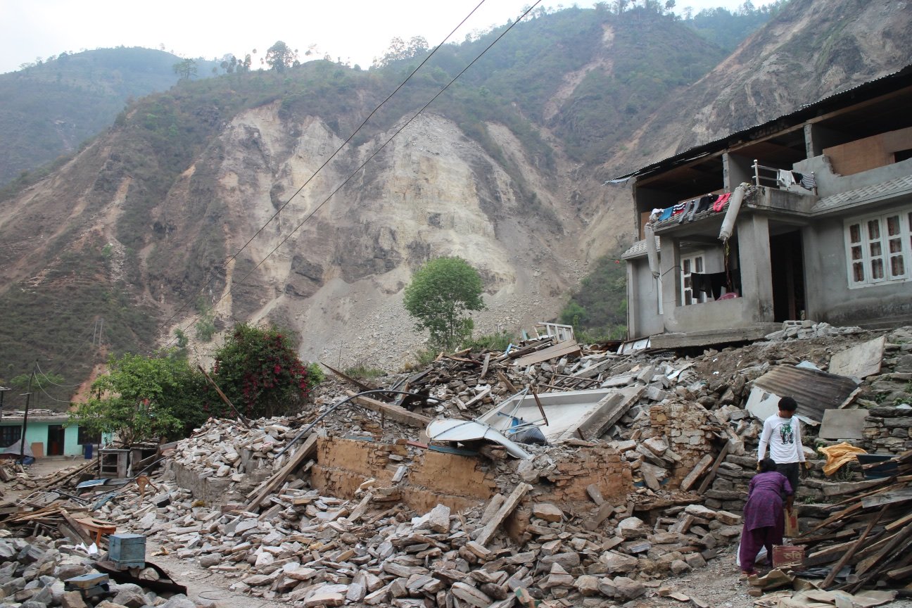Landslide in Sindhupalchowk, Nepal