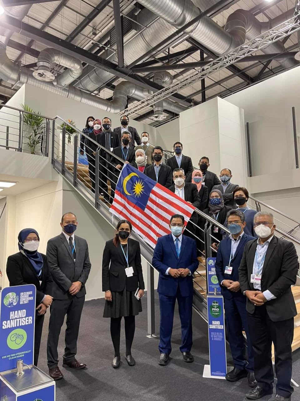 Photo of Malaysian delegation