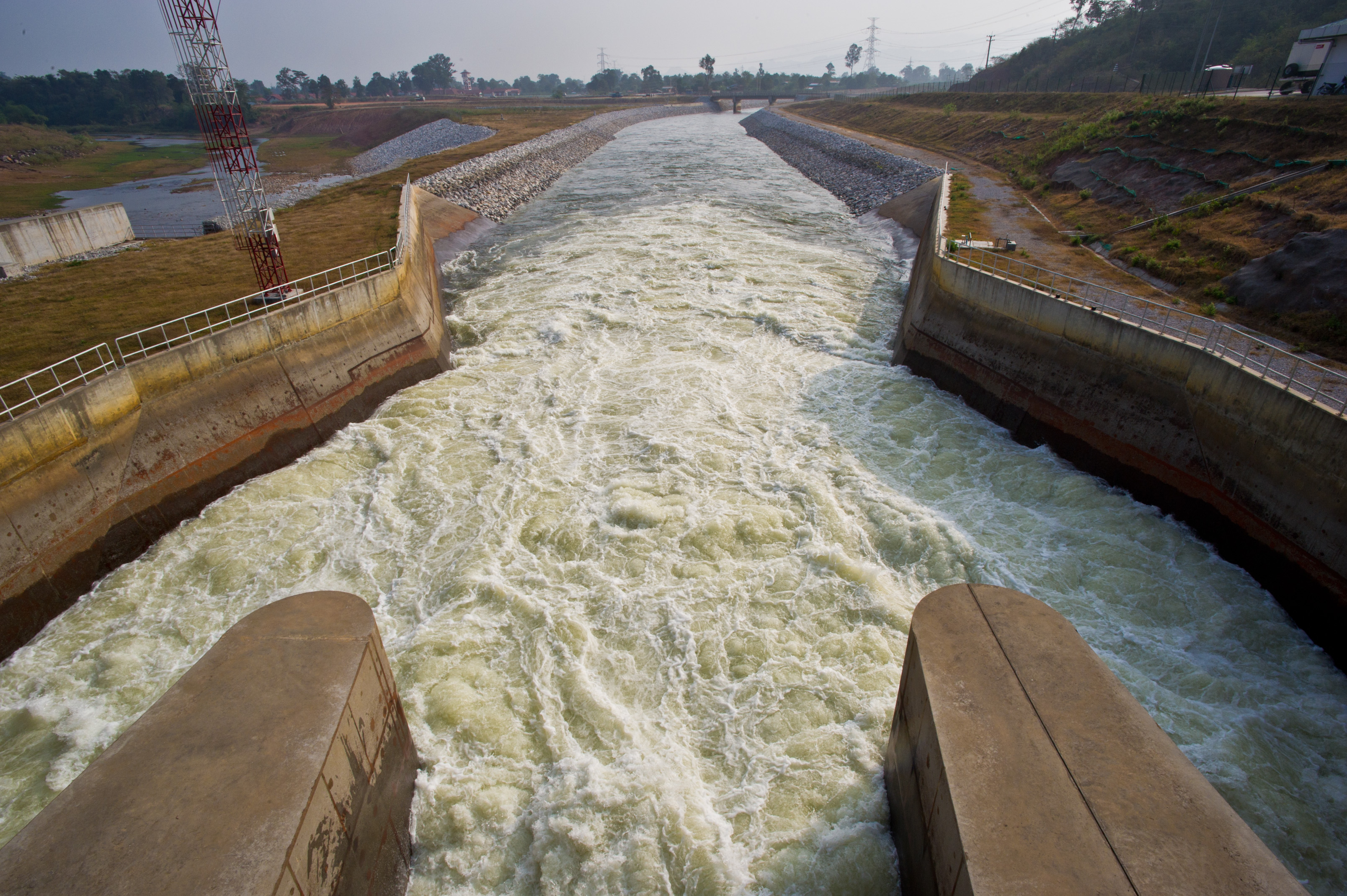 dam in Laos