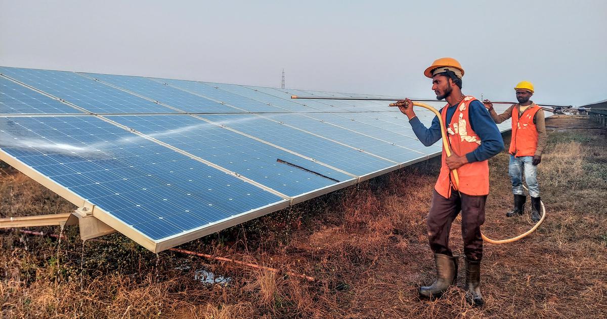 India's largest solar park at Rewa, Madhya Pradesh, employs less than 500 people. | Karishma Mehrotra