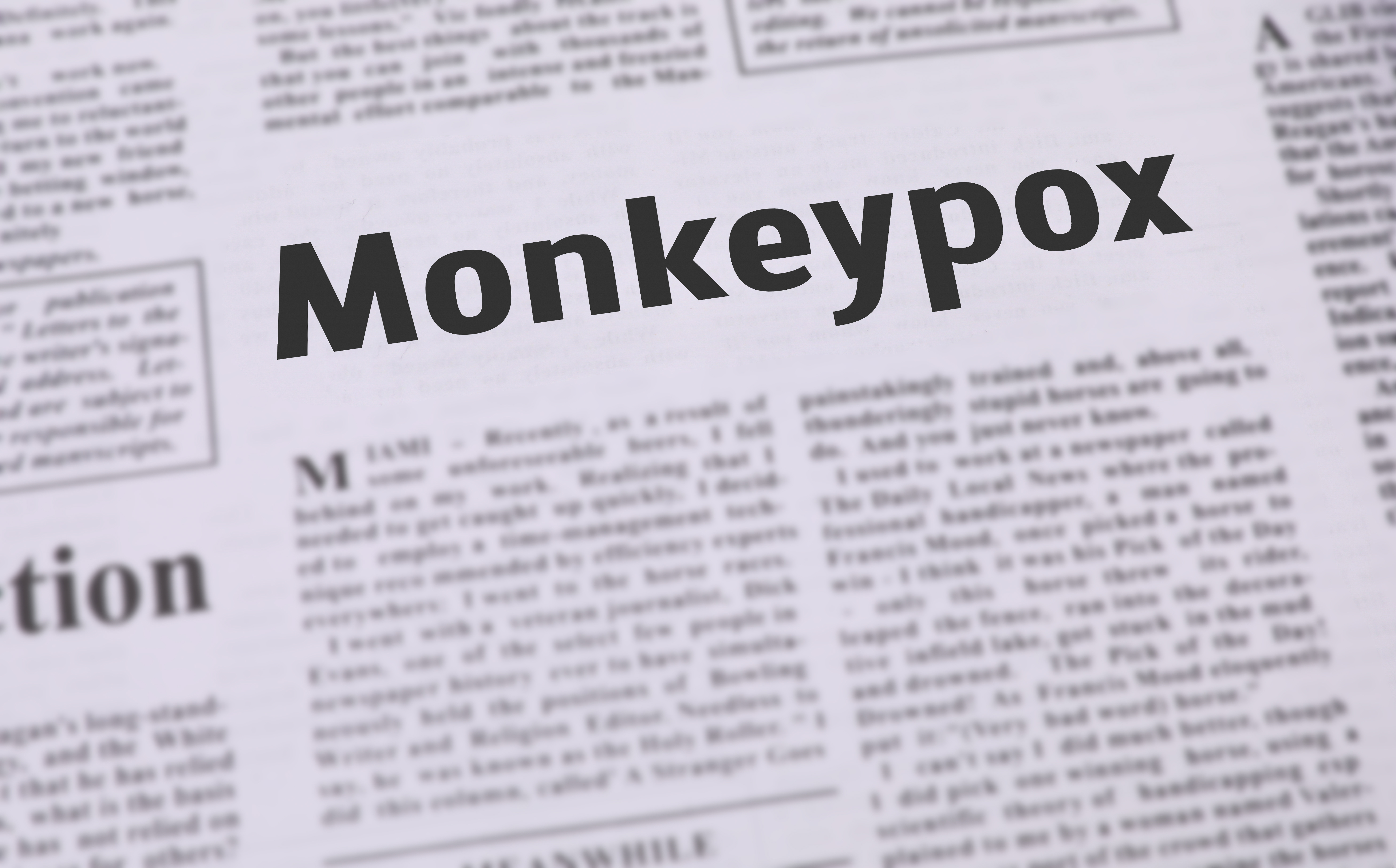 newspaper headlines on monkeypox