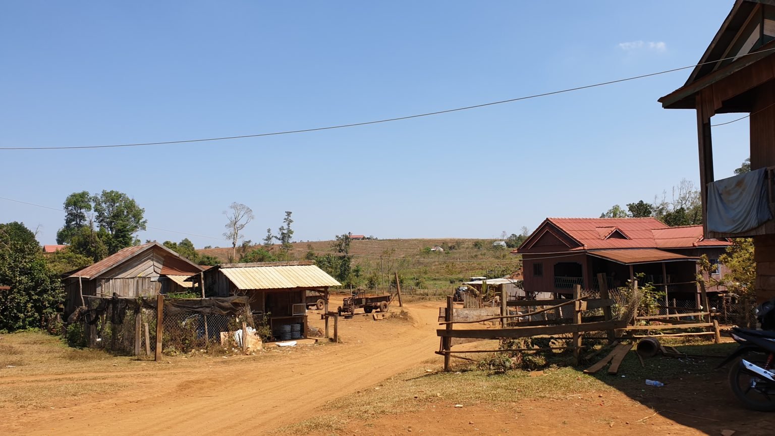 Pou Traeng village of Dak Dam commune during the day (took by Nasa)