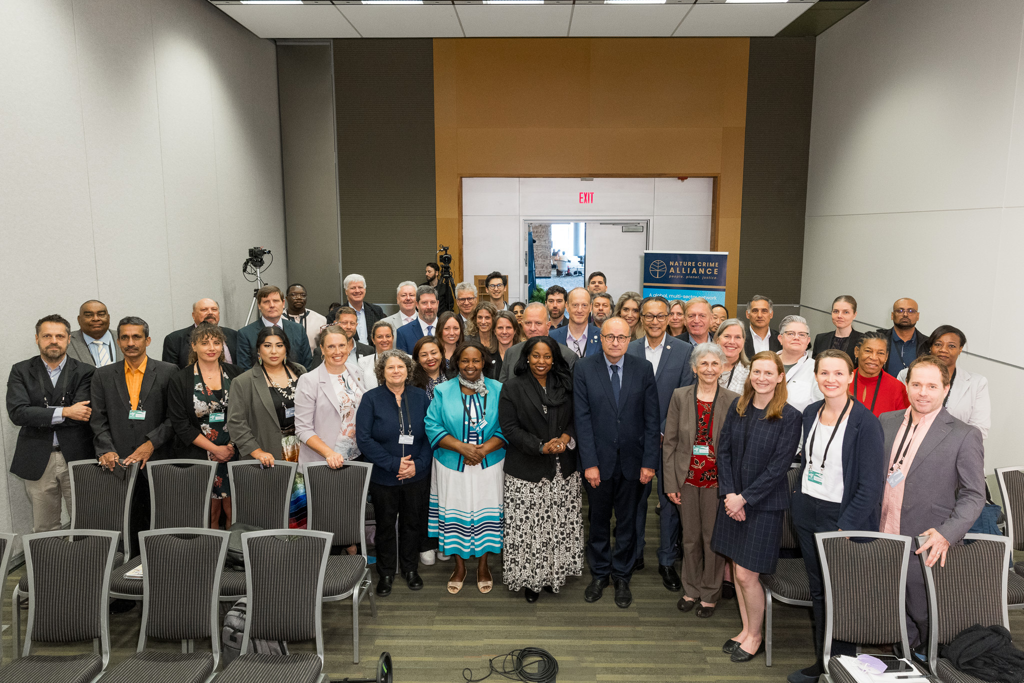 The Nature Crime Alliance launch in Vancouver, Canada, 23 August. The initiative so far has 22 members, led by the governments of Norway, the United States and Gabon, and including the UN Office on Drugs and Crime and Interpol. (Image: World Resources Institute)