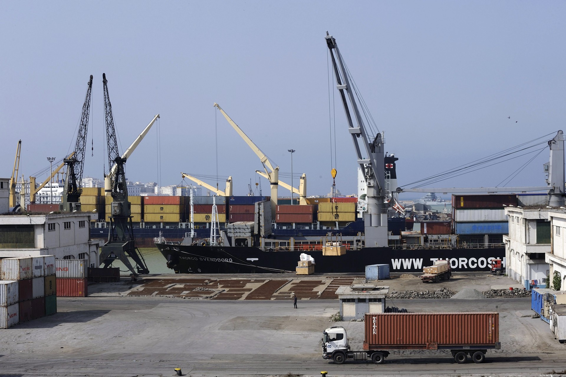 Industrial port of Algiers 