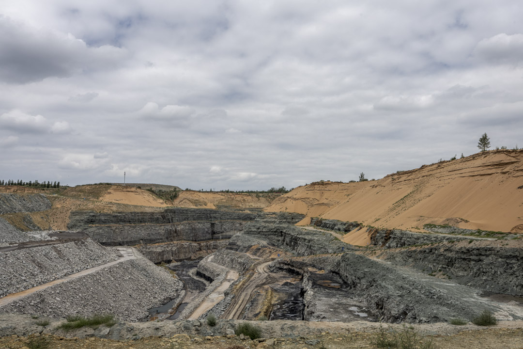 open pit coal mine