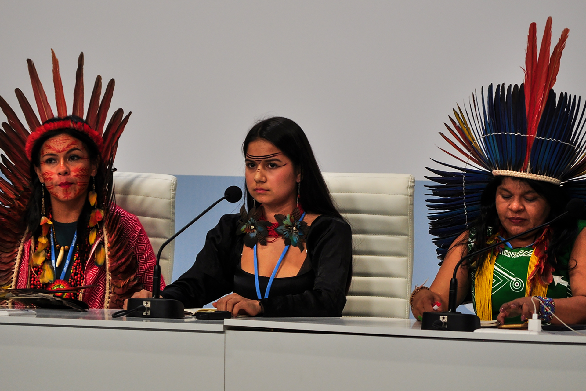 Mujeres líderes de los pueblos originarios fueron muchas veces las encargadas de representar a sus comunidades (Foto: Julio Batista).