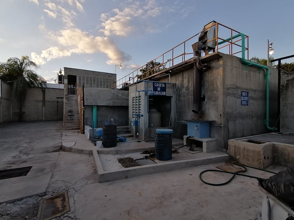 Wastewater treatment plant in Cancun