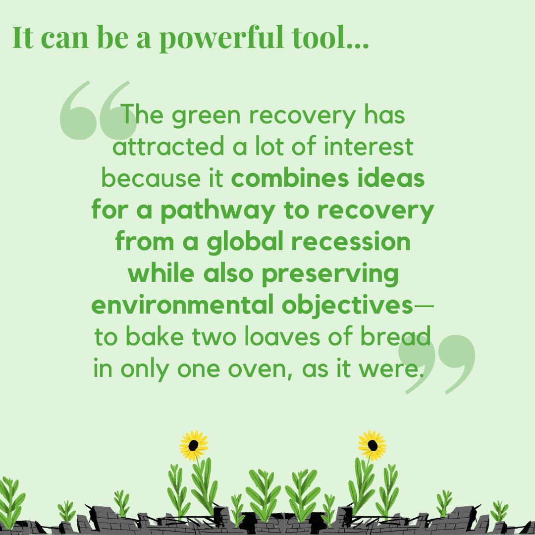 graphic about green recovery