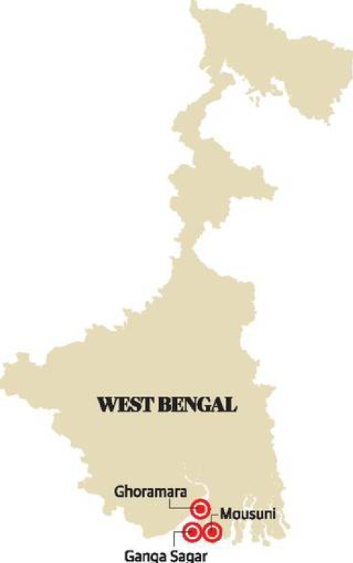 Map of the Sundarbans