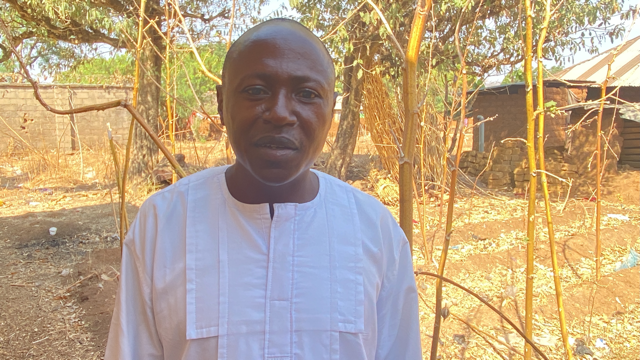 Jonathan Chakura says he loses part of his farmland every farming season