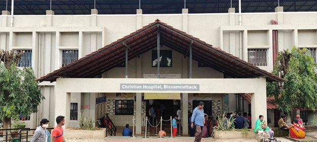 front of hospital