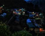 Tehri Districts, Kafulta Village illuminated in Solar light 
