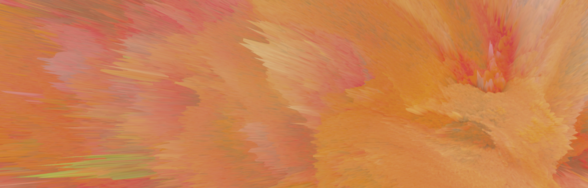 abstract orange and pink brushstrokes
