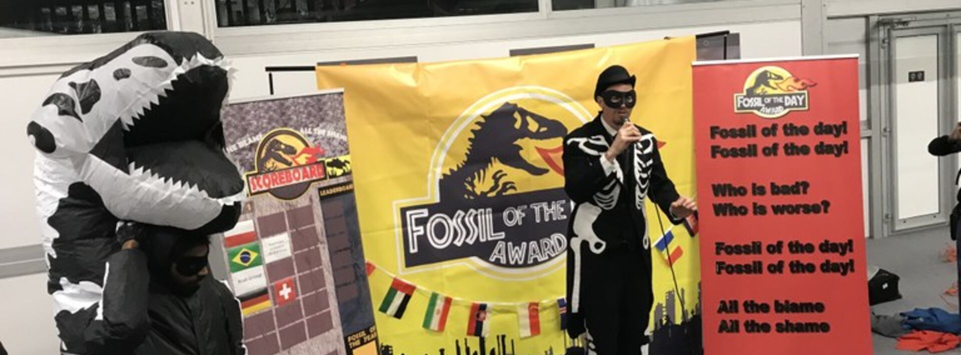 Brazil receives the unwelcome 'Fossil of the Day' award at COP24 in Poland