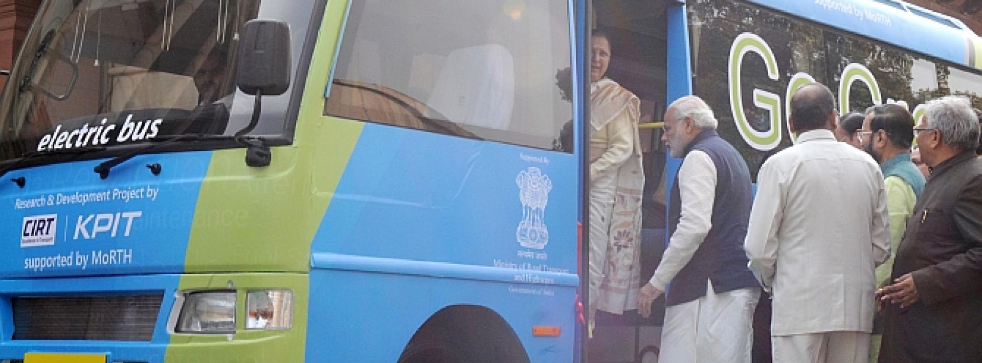 Electric buses crucial for fighting air pollution in India
