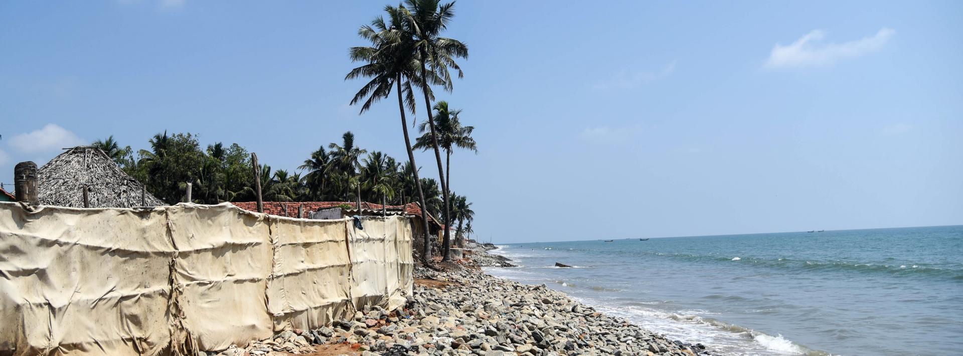 Erosion along the Kakinada coast