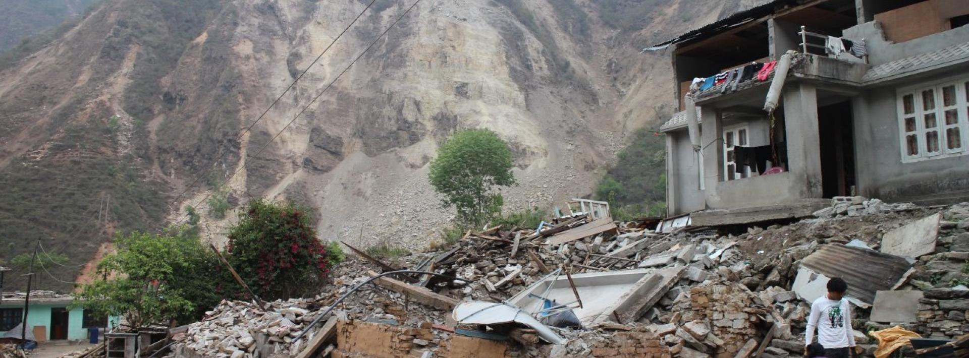 Landslide in Sindhupalchowk, Nepal