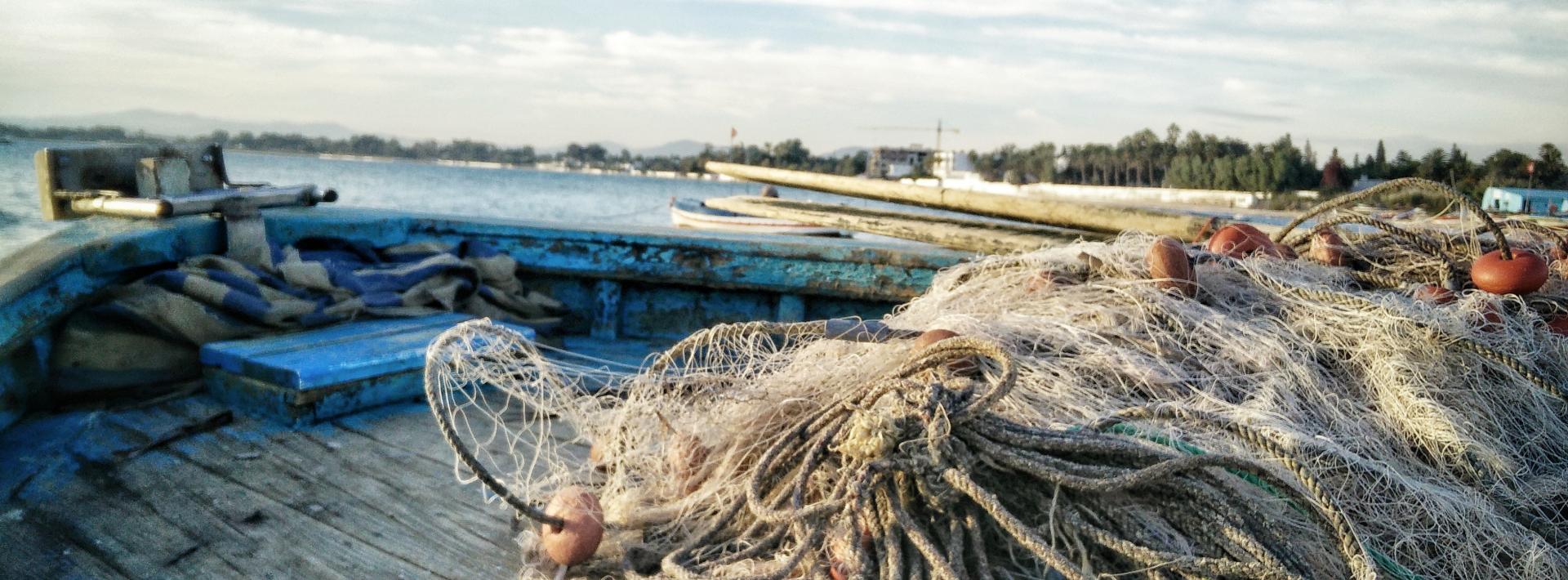 fishing nets in Tunisia