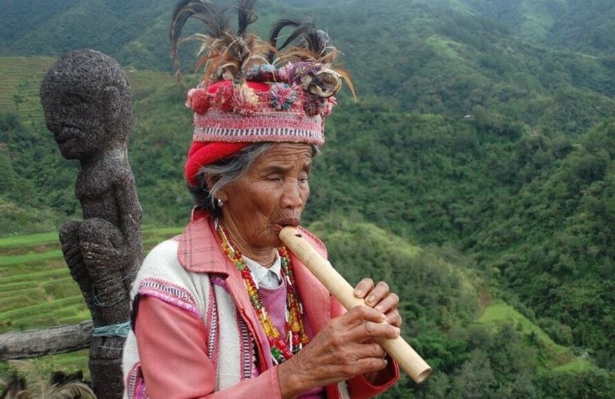 Indigenous Ifugao woman in the Philippines