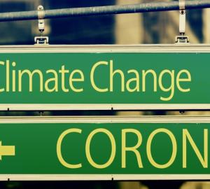 Climate-Covid sign