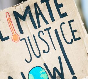 Climate justice poster
