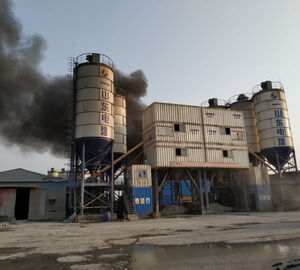 A fire broke out at the SS Power One plant after police fired at workers on April 17, 2021 (Image: Mohammad Abul Kalam)