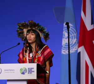 Indigenous leader Txai Suruí speaks at COP26 opening ceremony