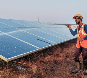 India's largest solar park at Rewa, Madhya Pradesh, employs less than 500 people. | Karishma Mehrotra