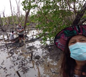 Eliane in the mangroves