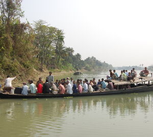 several people in a boat
