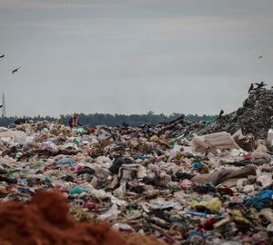 A landfill located in Penang, Malaysia