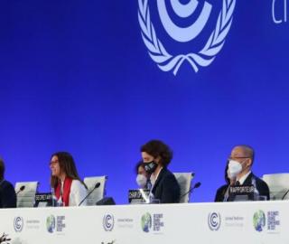 Opening Plenary at COP26 credit: UNFCCC