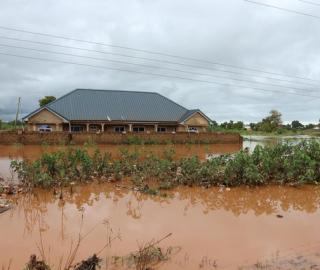 Flooding is affecting farmers in northern Ghana. Picture: Qujo Buta