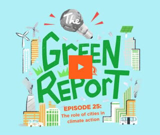the green report logo